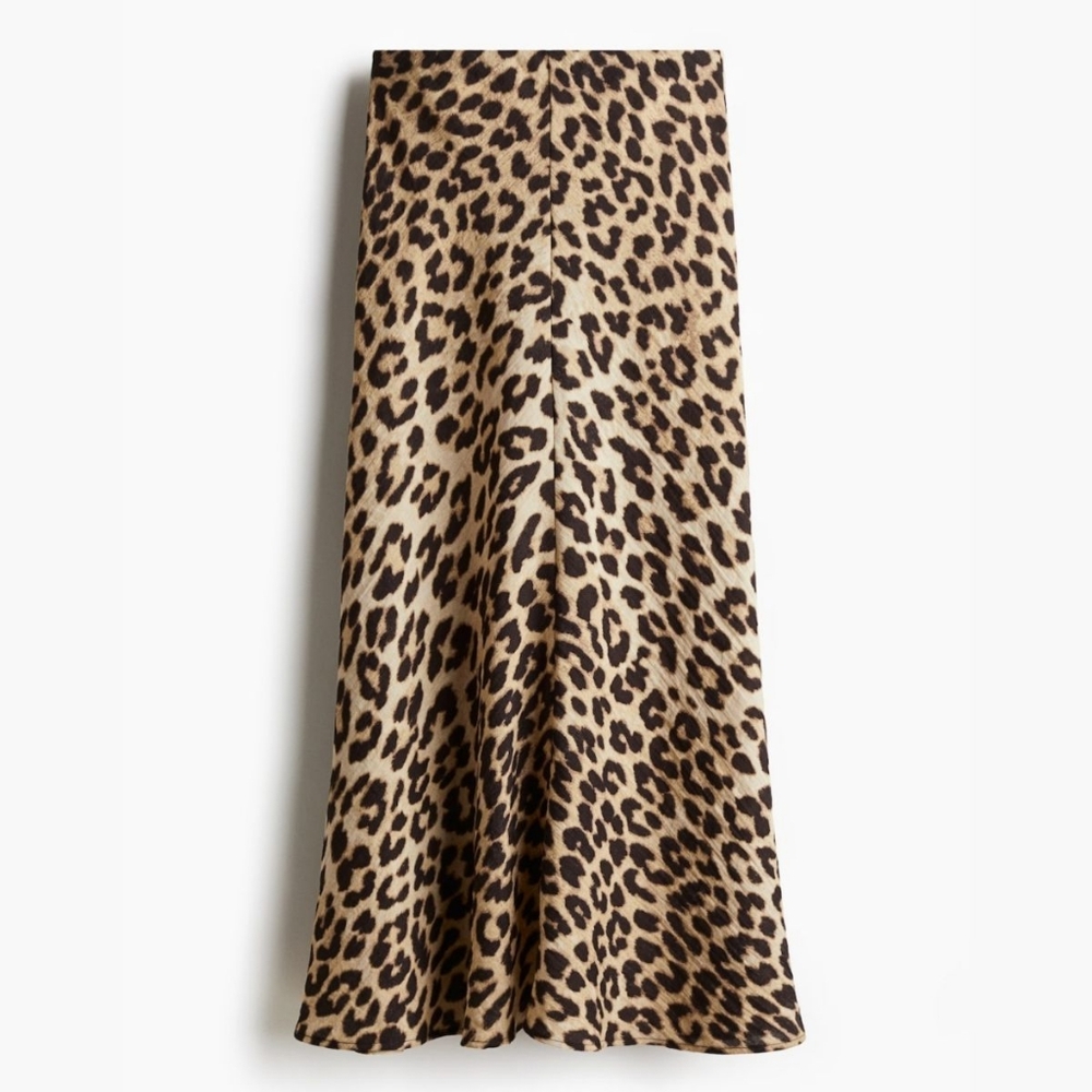 Leopard Print Maxi Skirt